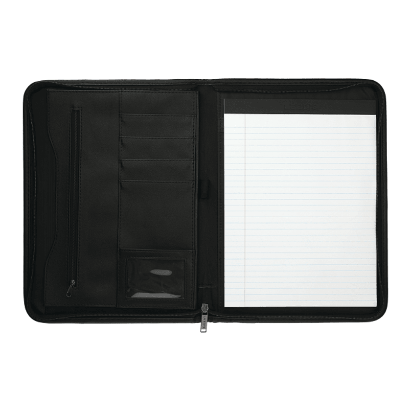 Executive Zippered Padfolio with FSC® Mix Paper