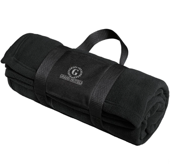 Port Authority® Fleece Blanket with Carrying Strap