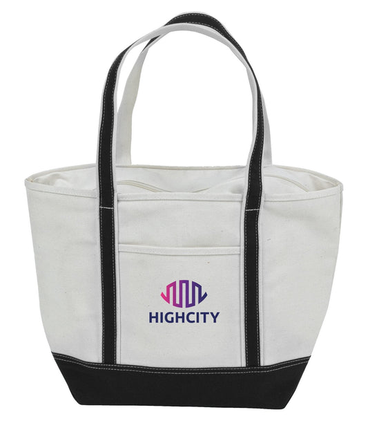 Zippered Boat Tote