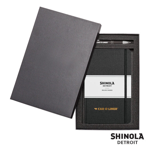 Shinola® HardCover Journal/Clicker Pen Gift Set